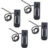 Tsophreniq 4Pcs Paddleboard Surfboard Clip di Coda di Ricambio Lungo Bordo Surf Pinna Clip Sport Acquatici Tavole da Surf Accessori Tavole Da Sci Acqua Bordo Pesce Fibbia Pinna
