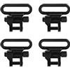 GUGULUZA 4 staffe a sgancio rapido da 3,17 cm, QD Sling Swivel, per cinghia per fucile e vite in legno