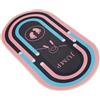 SAFIGLE Tappetino da Palestra Spesso 1cm Superficie Antiscivolo e Stabile in Poliestere e Silicone, per Allenamenti Indoor, Yoga e Pilates