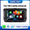 OSSURET S5 Android Car Multimedia Radio per Volkswagen CADDY Amarok SCIROCCO GOLF 5 6 POLO PASSAT B6 TOURAN Jetta Carplay Stereo Player