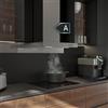 Cecotec Cappa aspirante 90 cm Bolero Flux TM 906500 Inox A. Motore da 165 W, decorativo con finitura in acciaio inox, aspirazione 650 m3/h, controllo meccanico, 3 livelli di potenza, filtro luce e carbone
