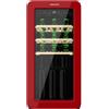 Cecotec Cantinetta per Vino Cecotec 18 Bottiglie Retro Bolero Grandsommelier Origin 18 Hit Rosso. Finitura in Rosso con Controllo LED, Temp. 5-20ºC