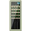 Cecotec Cantinetta per Vino Cecotec 24 Bottiglie Retro Bolero Grandsommelier Origin 24 Hit Verde. Finitura Verde con Controllo LED, Temp. 5-20ºC