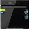 Cecotec Forno Integrato Cecotec 81L Pirolitico Bolero Hexa P506000 Vetro Nero A+. 11 Funzioni con Airfryer Master, Pizza Master