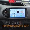 Junsun Sistema multimediale Android 14 Junsun per autoradio Toyota Yaris 2012 2013-2017 con navigazione GPS Android Auto CarPlay wireless