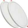 LED ATOMANT Piastra LED Downlight Circolare Piana 20W 1800 lumen per incasso a soffitto, faretto LED a basso consumo, taglio regolabile da 50-180 mm, ideale per cucina, bagno, corridoio o attività