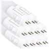 LED ATOMANT Tubo LED ATOMANT 60 cm T8, 9W, 1100 lm, CCT regolabile (bianco caldo, neutro, freddo), starter inclusi, sostituisce fluorescenti, accensione istantanea, basso consumo energetico