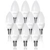 LED ATOMANT C37 Lampadina a candela LED con attacco E14, potenza 6W e 610 lumen, ideale per lampade decorative, applique e lampadari. Luce efficiente, a risparmio energetico, accensione istantanea e