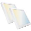 LED ATOMANT Plafoniera LED ATOMANT da superficie quadrata 30x30 cm 24 W, CCT (selettore colore bianco caldo, neutro e freddo), 2200 lumen, driver incluso, installazione rapida e pulita, ideale per cucine,