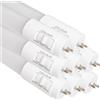 LED ATOMANT Tubo LED T8 G13 60 cm 9 W 1100 lm A+B, connessione singola/doppia, CCT (bianco caldo, neutro, freddo), angolo 360°, alta efficienza, sostituisce fluorescente, ideale per garage, magazzino, ufficio o