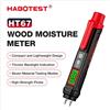 HABOTEST HT67 Misuratore di umidità digitale per legno Tester professionale di umidità del legno 0 ~ 58% Misuratore di igrometro per legname portatile a penna