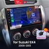 Junsun Android 13 Wireless CarPlay Auto Car Per Suzuki SX4 2006-2013 Carplay Auto Multimedia DSP SWC RDS GPS FM BT