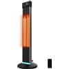 Cecotec ReadyWarm 2000 Power Tower Stufa Elettrica da Esterno. 2000 W in 3 Livelli, Tecnologia Alogena