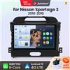NONE Junsun AI Android 13 Wireless CarPlay autoradio per KIA Sportage 3 2010 2011 2012 2013 2014 -2016 Multimedia GPS 4G DSP RDS