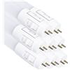 LED ATOMANT Tubo LED 120cm 360º CCT T8 G13 18W 2200LM Connessione su un lato LED ATOMANT