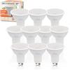 LED ATOMANT Lampadina LED ATOMANT GU10 LED 8W, 800 Lumen, equivalente a 80W alogeno, basso consumo, luce potente e chiara, ideale per cucine, bagni o aree di lavoro, accensione istantanea, lunga durata e alta