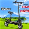 NONE Monopattino elettrico BOYUEDA Q7Pro con doppio motore, batteria da 52V 19Ah, freno idraulico, pneumatici antiscivolo da 10 pollici, adatto per spostamenti quotidiani e pendolarismo.
