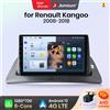 Junsun 360 Macchina Fotografica Senza Fili CarPlay Android Auto Radio Per Renault Kangoo 2008 2009-2018 RDS 4G WiFi GPS 2din BT accessori Auto