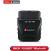 Junsun Scanner automatico mini ELM327 Adattatore OBD2 compatibile con Bluetooth 4.0 Strumento diagnostico per auto Strumento di scansione per accessori auto radio Junsun