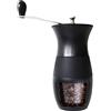 NONE Macinacaffè Manuale, Macinino Portatile a Manovella, Macinatura Più Veloce ed Efficiente, da Espresso a Grana Grossa per Caffè Italiano, French Press (Nero), Mini Macinacaffè Manuale Portatile
