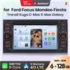 Junsun Autoradio Junsun Android 13 con CarPlay wireless e Android Auto per Ford Focus MK2 Mondeo S C Max Fiesta Transit Kuga GPS 4G SWC RDS
