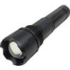 LED ATOMANT Torcia LED ricaricabile USB ATOMANT LED con zoom, batteria 18650 ad alta potenza e lunga durata, 5 modalità di illuminazione, impermeabile IPX4, ideale per uso tattico, lavoro, campeggio,