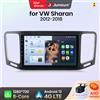 Junsun Android 13 CarPlay Android Auto per Volkswagen VW Sharan SEAT Alhambra 7N 2012-2018 4G Car Multimedia GPS 2din autoradio