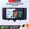 Junsun Android 14 Wireless CarPlay Android Auto Radio Per Smart Fortwo 451 2005-2015 RDS 4G WiFi GPS 2din BT Accessori Auto