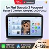 Junsun Android 14 Wireless CarPlay Android Auto Radio Per Fiat Ducato 3 Peugeot Boxer 2 Citroen Jumper2 2006-2022 RDS 4G WiFi