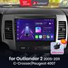 Junsun Autoradio Junsun Wireless CarPlay Android Auto per Mitsubishi Outlander xl 2 2005-2014 RDS 4G WiFi GPS 2din BT Accessori auto