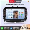 Junsun 7 "Riproduttore di Autoradio Per FIAT 500 2016 2017 2018 2019 Multimediale di Navigazione GPS Autoradio Wireless Carplay Supporto DAB