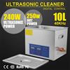 YUEXU Pulitore ad ultrasuoni riscaldato per gioielli, occhiali, ecc. Capacità di pulizia 10 litri Frequenza ad ultrasuoni 40 kHz Dispositivo di pulizia ad ultrasuoni
