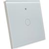 LED ATOMANT Smart WiFi Crystal Switch senza filo neutro. Controlla le luci con l'app Smart Life/Tuya, compatibile con Alexa e Google Home. Installazione semplice, design elegante e tattile, ideale per