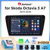 Junsun Autoradio Junsun Android 14 con CarPlay Wireless e Android Auto per VW SKODA Octavia 3 A7 2013-2018, DSP SWC RDS GPS FM 2din Schermo Multimediale