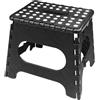 NONE Sgabello Pieghevole 21x17x18cm - Supporta 150kg, Compatto e Resistente | Sgabello pieghevole compatto: ideale per la casa, il campeggio o il giardino