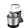 NONE Impastatrice Elettrica da 200W con Base e Ciotola Rotante - 7 Velocità - Mixer 2 in 1 per Pasticceria, Impasti e Dessert Fatti in Casa - Asti in Acciaio Inox, Rapida Dissipazione del Calore -