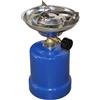 NONE Fornello a gas portatile 1,1 kW per bombole butano 190 g - Cottura compatta e sicura per campeggio, picnic o spiaggia - Accensione manuale, basso consumo (80 g/h), design leggero in metallo tipo 200 -