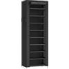 SONGMICS Scarpiera SONGMICS, 10 livelli, scarpiera da ingresso 28 x 48 x 160 cm con rivestimento in tessuto, sottile, struttura in metallo, nera
