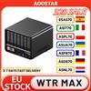 NONE AOOSTAR WTR MAX Mini PC NAS Barebone a 11 Bay (Senza RAM, Senza SSD), Schermo Secondario, AMD R7 Pro 8845HS 8 Core Max 5.1GHz, 2*2.5G LAN