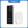 NONE Campanello WiFi Dekco 3MP con Batteria da 5000 mAh, Videocitofono Wireless, Rilevamento Umano AI, Audio Bidirezionale, Campanello Intelligente Compatibile con Alexa
