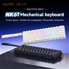 Ajazz Tastiera da gioco cablata AJAZZ NK61 con Lightbox, tastiera meccanica compatta al 65%, hot-swappable, Through-Keycap