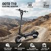 OOTD Monopattino Elettrico OOTD T10 48V 13.5/18 Ah con Display LED, Pneumatici Off-Road da 11 Pollici per Adulti