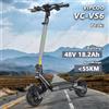 NONE Monopattino elettrico VC-VS6 48V 18.2Ah con batteria, sblocco NFC, pneumatici da 10'' per tutti i terreni, con indicatori di direzione