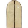 NONE Copriabito con Cerniera - Confezione da 6 o 12 Unità - 60x100 cm o 60x137 cm - Materiale TNT Traspirante - Protezione per Abiti, Giacche, Cappotti e Vestiti - Grigio e Giallo (Tonalità Variabile a
