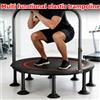 NONE Trampolino per Fitness Domestico, Trampolino per Perdita di Peso, Trampolino per Esercizi Aerobici Indoor per Adulti, Trampolino Elastico Silenzioso da 48 Pollici, Attrezzatura Pieghevole per