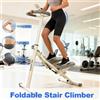 NONE Stepper Pieghevole per Casa Macchina per Scale Attrezzi Fitness Cardio Protezione Ginocchia Antiscivolo Capacità 300LBS Allenamento Corpo Completo Perdita di Peso