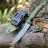 NONE Coltello da esterno fisso in acciaio inossidabile di alta qualità, adatto per attività all'aperto ed escursioni, ideale per coltelli da esterno in V
