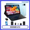DOOGEE U12 Tablet PC 24GB 128GB Gemini AI Schermo FHD+ da 12'' Unisoc T7255 Batteria da 9000mAh Ultra-sottile 7.8mm Android 16 Smart Pad