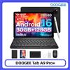 DOOGEE Tab A9 Pro+ Tablet 30GB 128GB Display HD da 11 pollici Batteria da 8580mAh Unisoc T7200 Doppi Altoparlanti 13MP+5MP Android 15 Pad PC