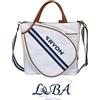 NONE Borsa Padel Donna LOBA con Tracolla e Tasche Interne, Stile Retrò Tennis Club, Design Elegante Ispirato agli Anni 60-70 Tennis Fashion Moda